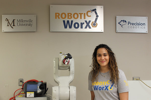 Hecmarys Cintron is in the Robotic WorX program at Millersville University.